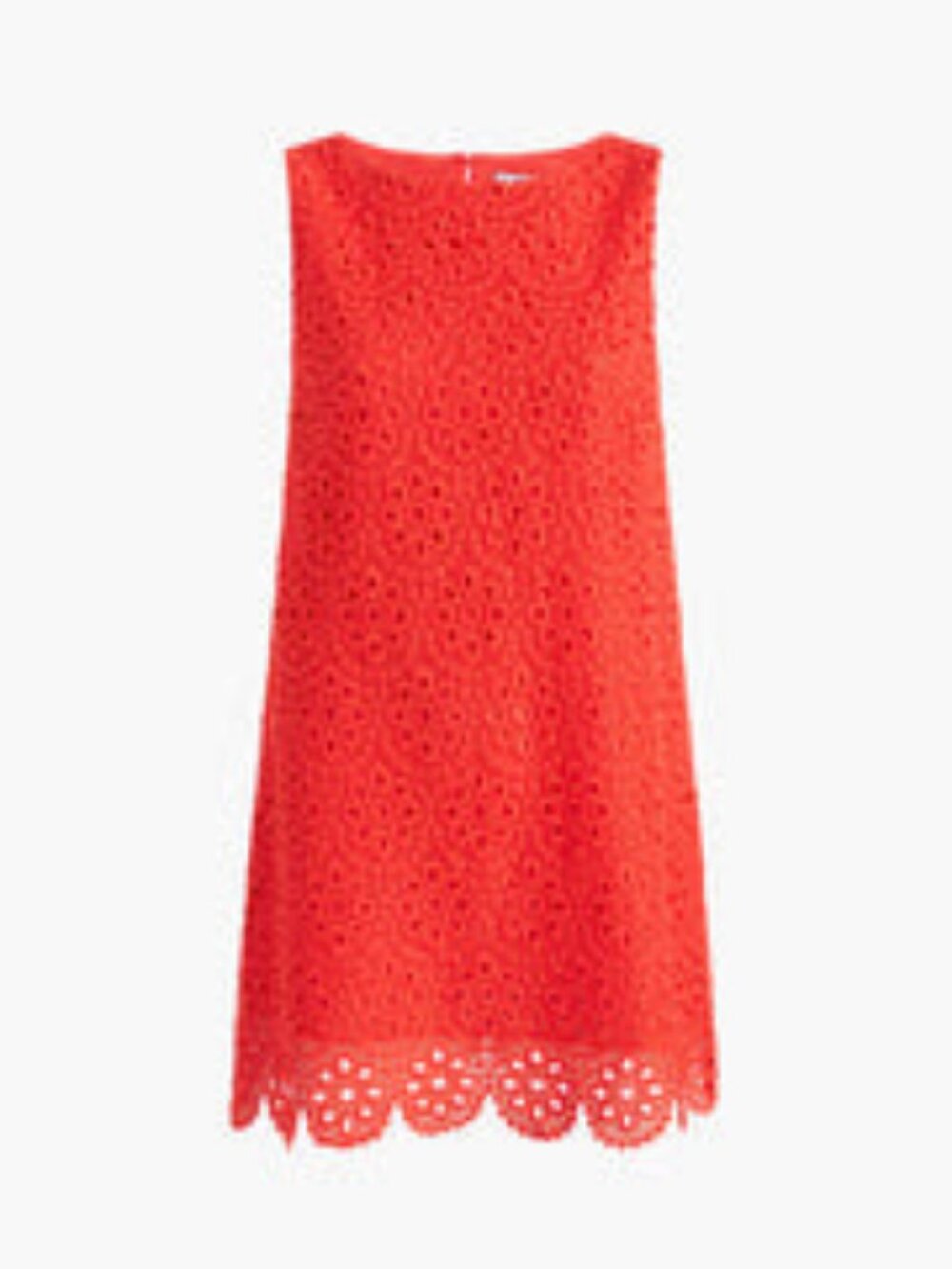 Hill House - The Scallop Lace Charlie Dress - Poppy Red Scallop Lace